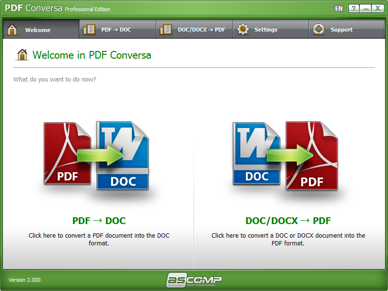 Windows 10 PDF Conversa full